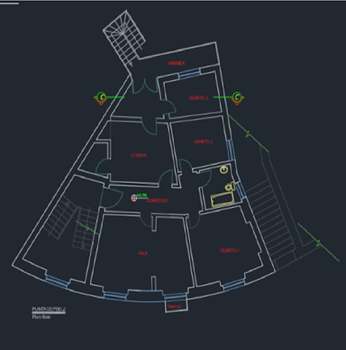 draw 2d cad floor plans, elevations, and facade details