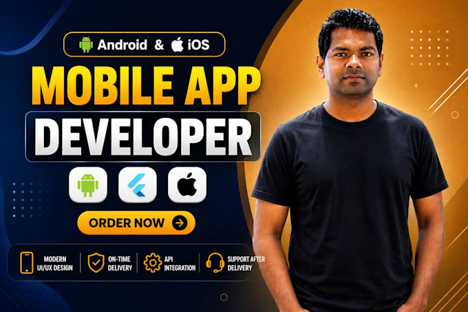 develop modern android ios  flutter apps