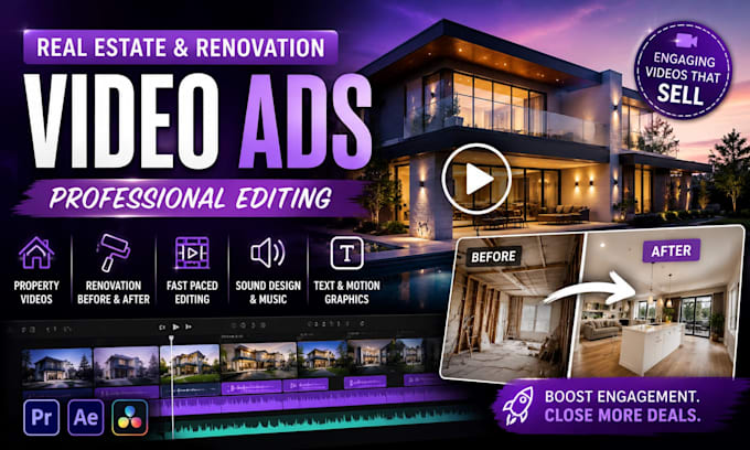 edit real estate and renovation video ads