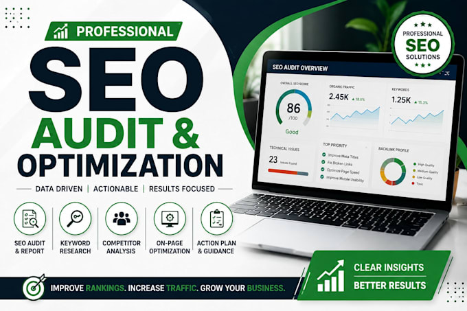 do a technical SEO audit and report