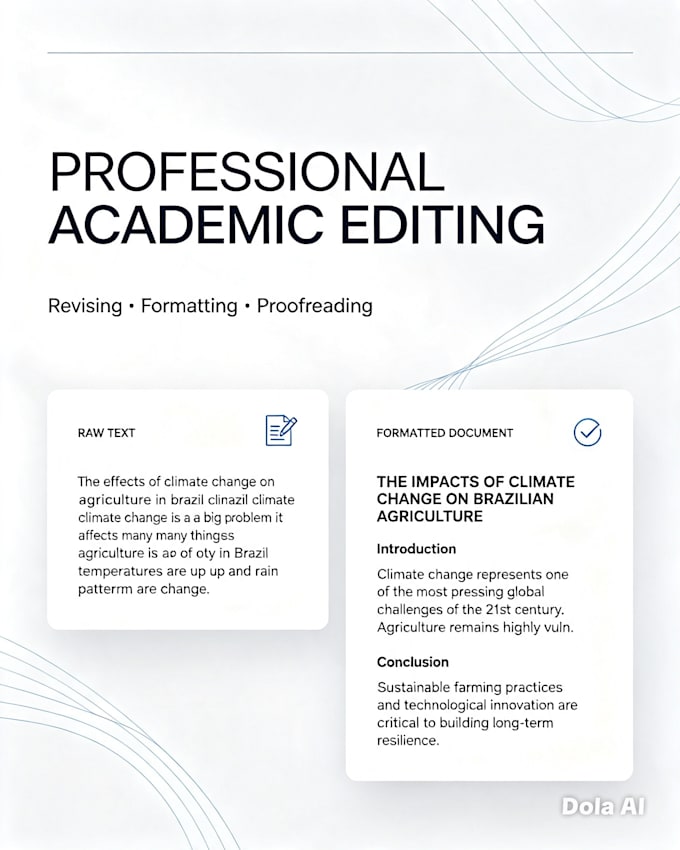 proofread and edit your academic paper