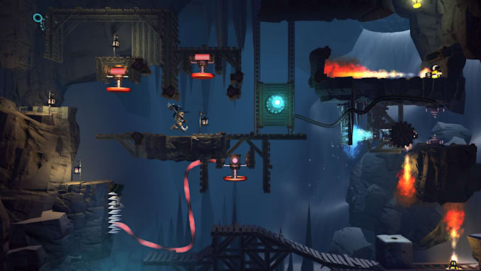 develop custom 2d platformer game in unity, construct 3, or godot