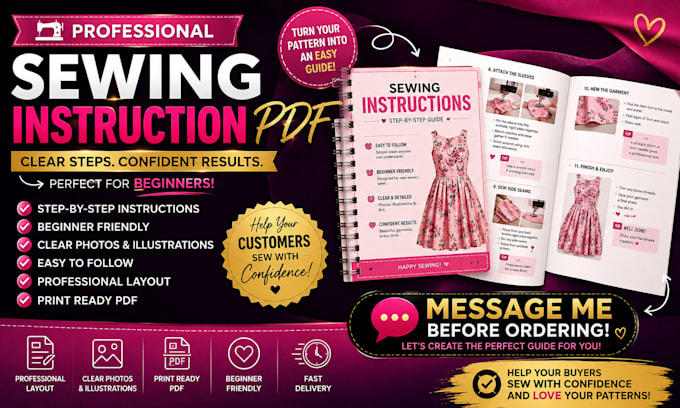 do sewing pattern with sewing instructions for beginners and pattern brands