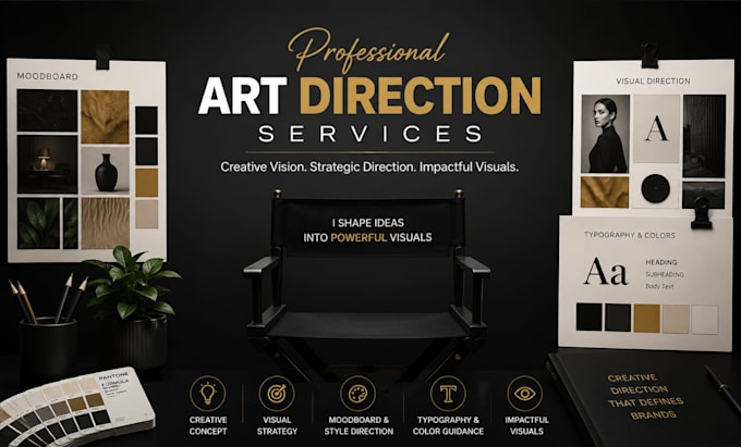 provide professional art direction and creative direction services