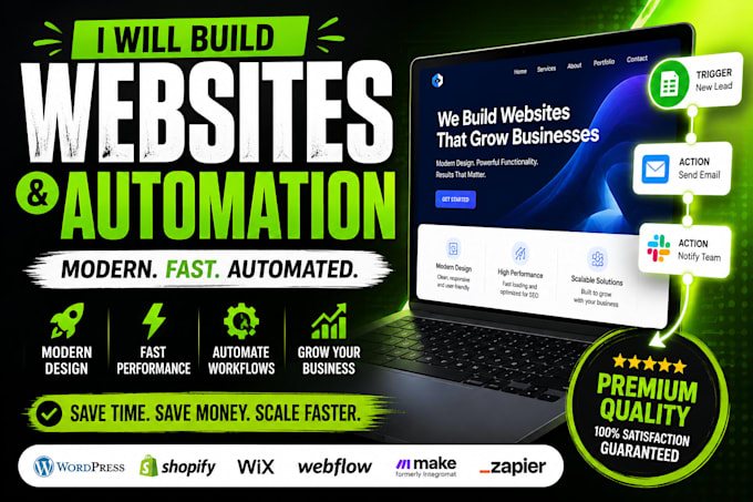 design a fast, modern website that converts