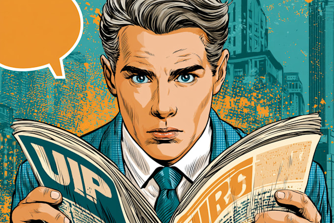 create custom comic book character art