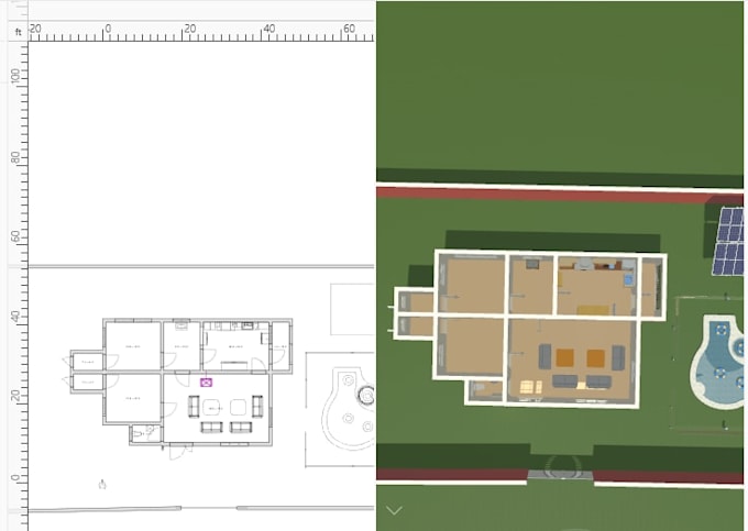 do complete architectural and constructional drawing