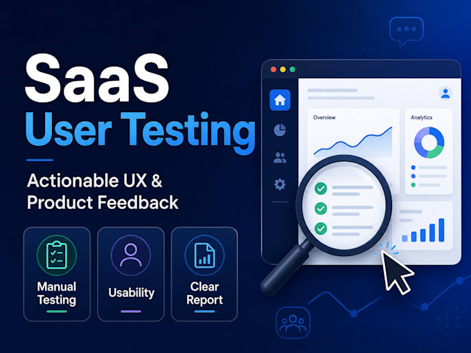 test your saas or web app and provide actionable user feedback