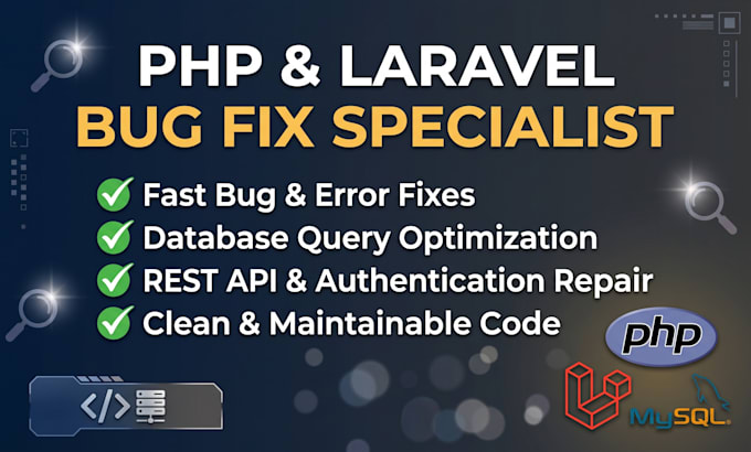 fix PHP laravel and mysql bugs or performance issues