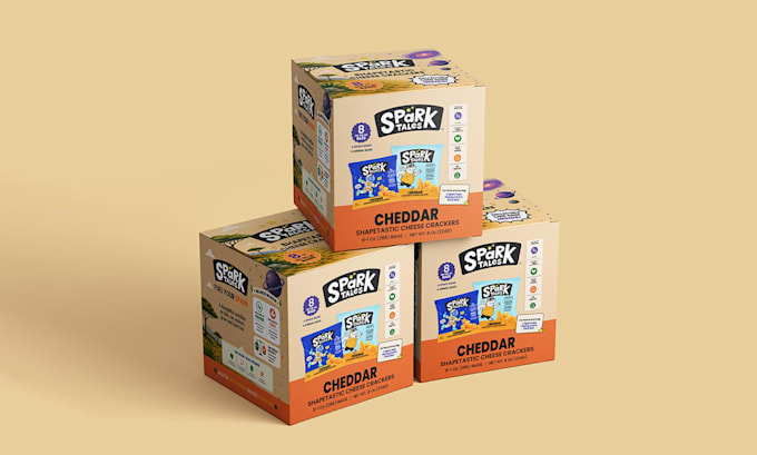 premium packaging, labels, pouches and boxes with dielines
