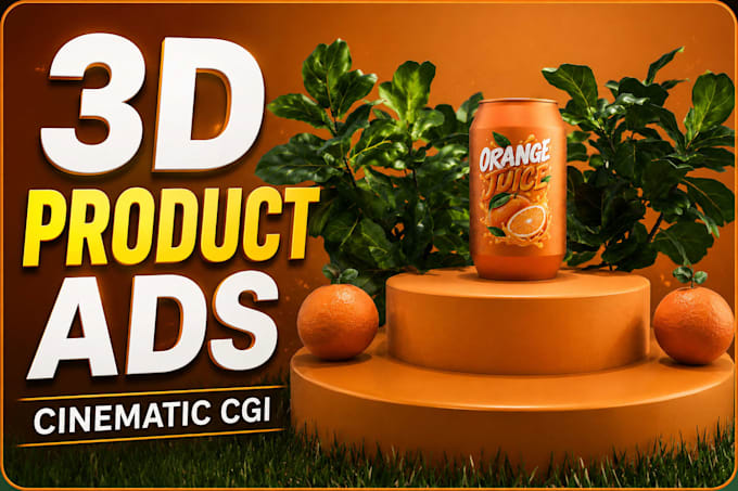 create a cinematic 3d product animation and cgi ad