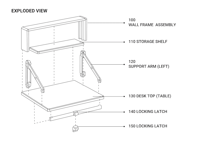 design technical exploded views, assembly manuals