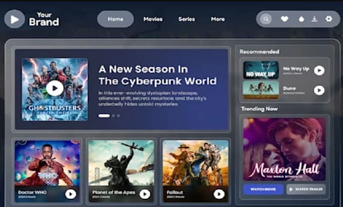 build iptv app, web tv, develop iptv app, android TV, smart TV, streaming app