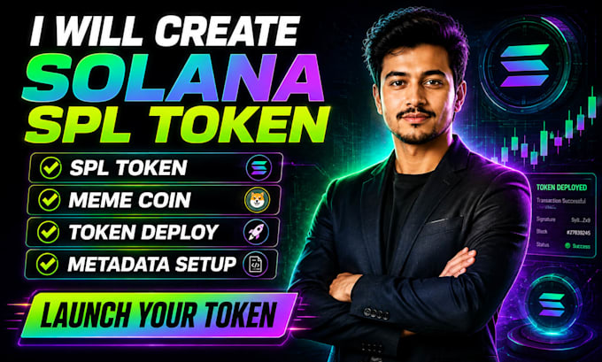 create and deploy solana spl token or meme coin