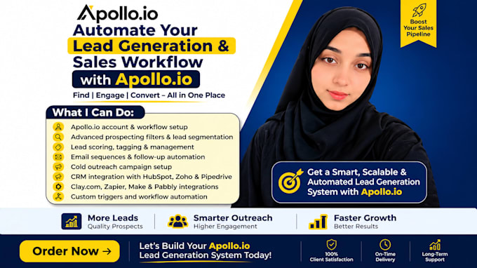 setup apollo io automation workflows for your business