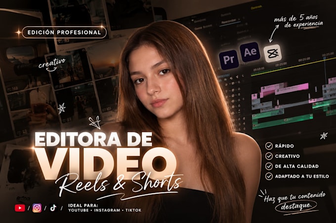editaré reels, tiktoks y shorts