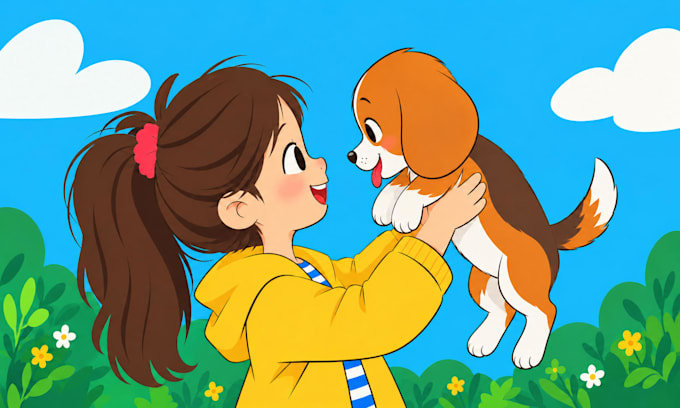 illustrate and design a complete children story book