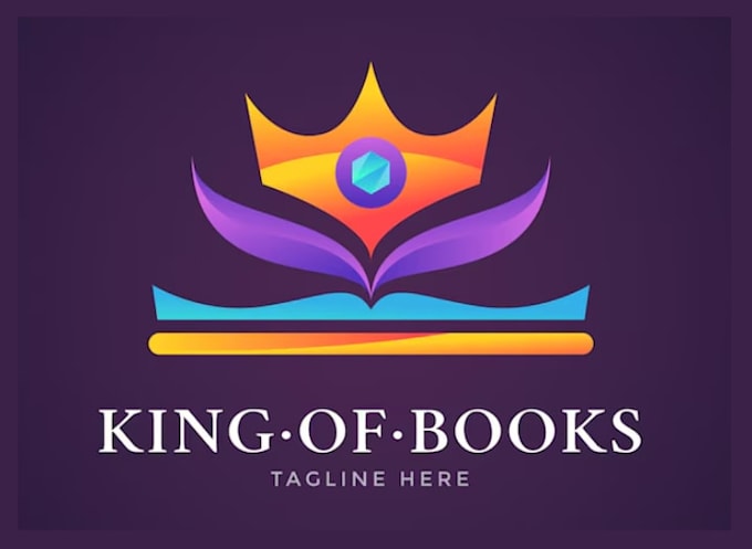 do educational bookstore library publishers logo design