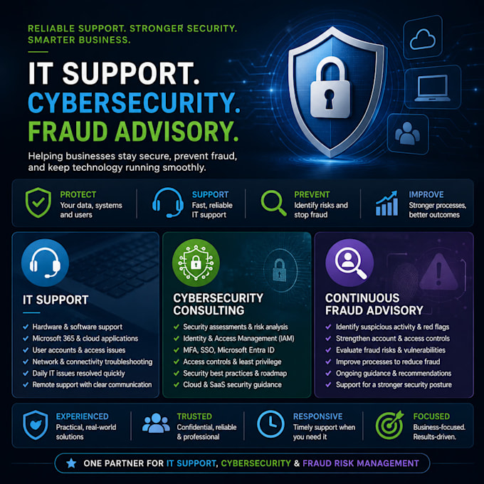 provide device hardening, IT support, cybersecurity consult