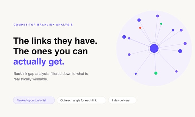 do a competitor backlink analysis