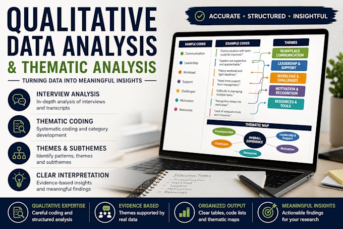 perform qualitative data and thematic analysis
