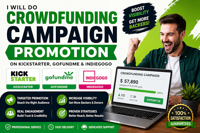 do crowdfunding campaign creation kickstarter gofundme indiegogo