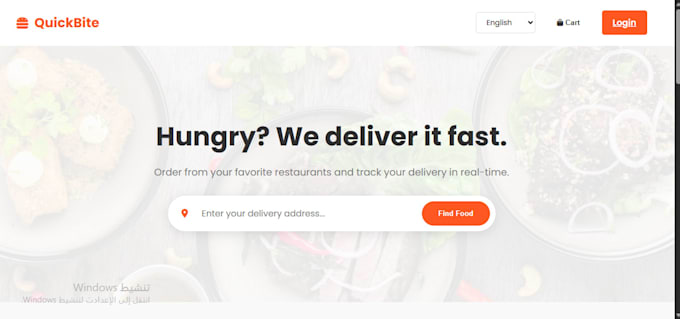 build a food delivery website