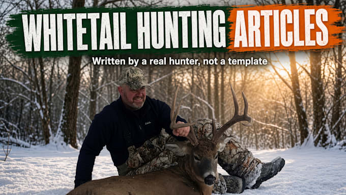 write beginner friendly bow hunting guides and acticles
