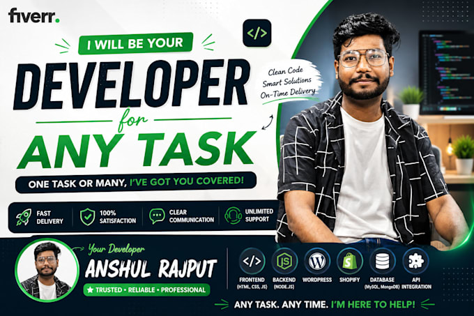 be your developer for any task