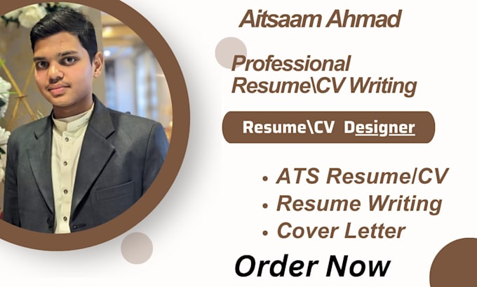 write a professional executive resume and CV design