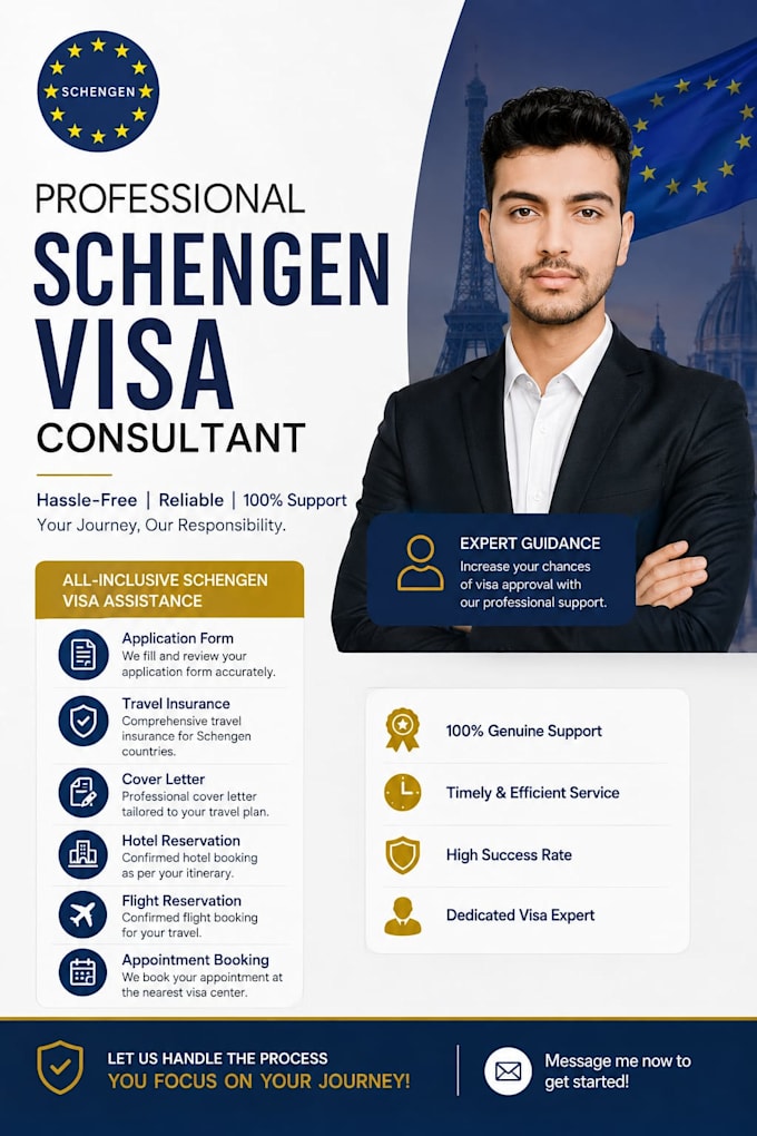 professionally assist with your schengen visa application