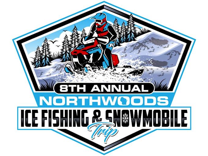 design awesome snowmobile logo with free revisions