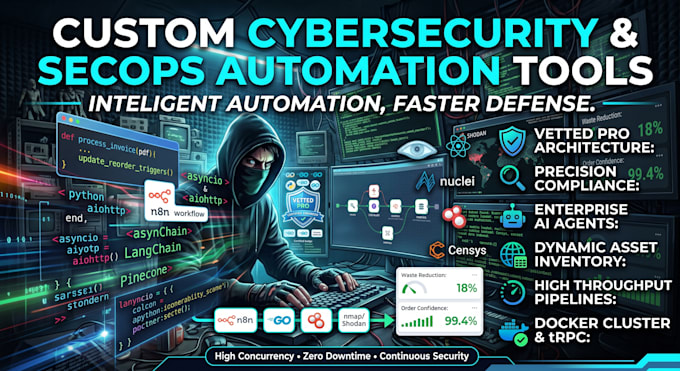 build custom cybersecurity automation tools