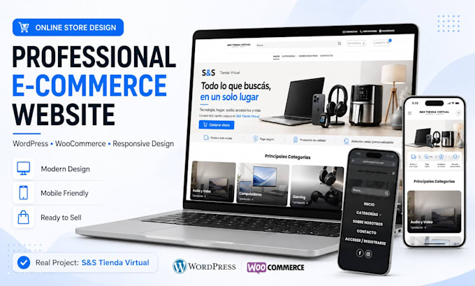 a professional wordpress woocommerce online store