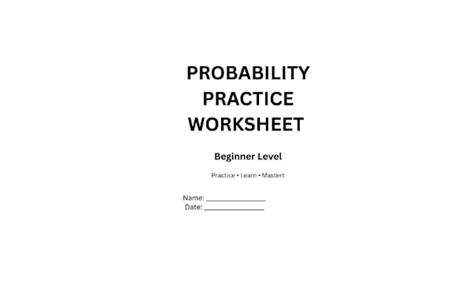 create professional maths and statistics worksheets in canva