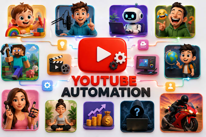 create youtube automation content