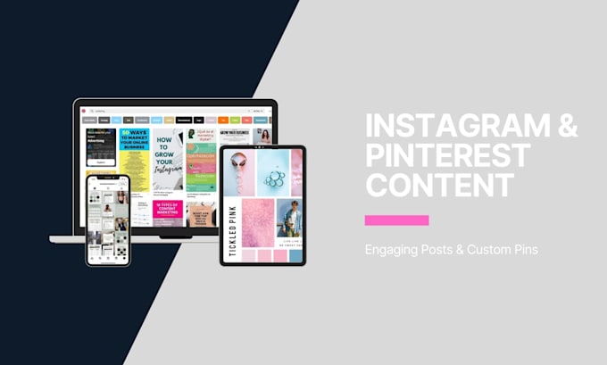 be your instagram and pinterest content creator and manager