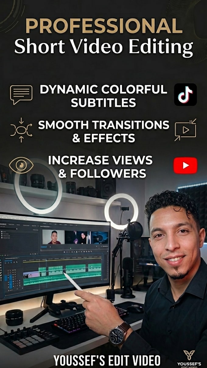 create engaging short form reels, tiktok ads, and subtitles