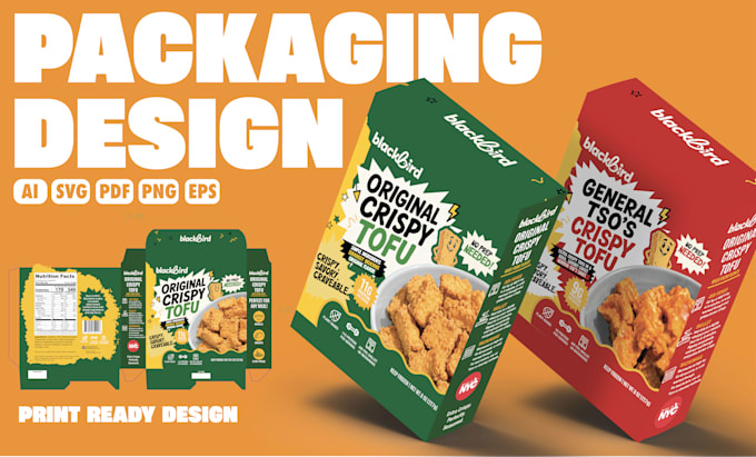 do professional product packaging for box, pouch, label design