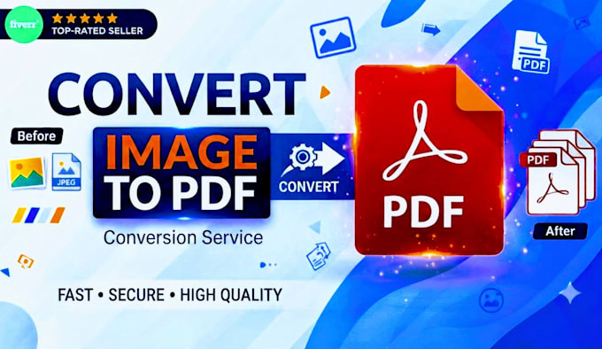 convert image to pdf, scanned document, and searchable pdf files