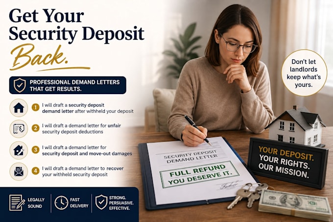 send a final demand for your deposit