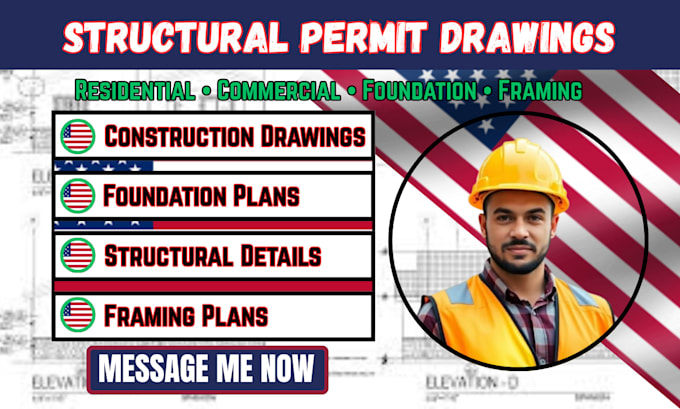 create structural permit drawings for residential and commercial projects