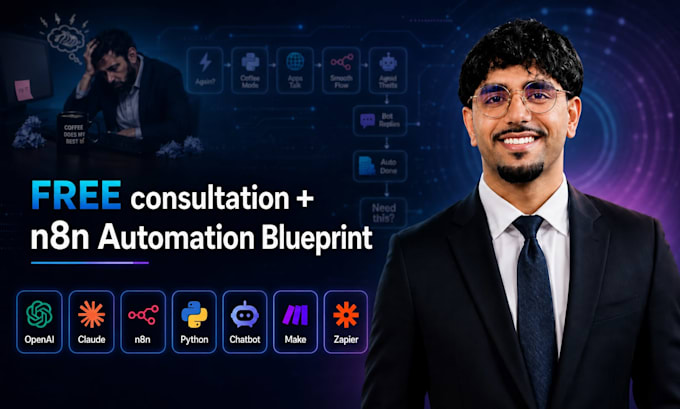 make custom n8n ai workflows, ai chatbot and ai agent using ai automation tools