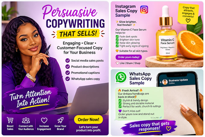 write engaging e commerce and social media sales copy
