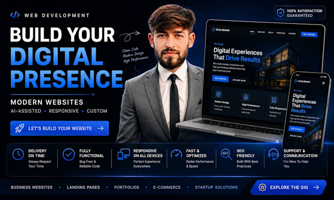 build a modern website with ai assistance