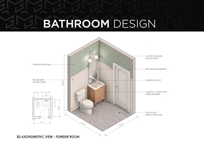 create bathroom interior design