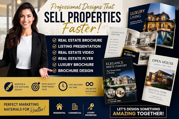 create luxury real estate listing presentation for realtors