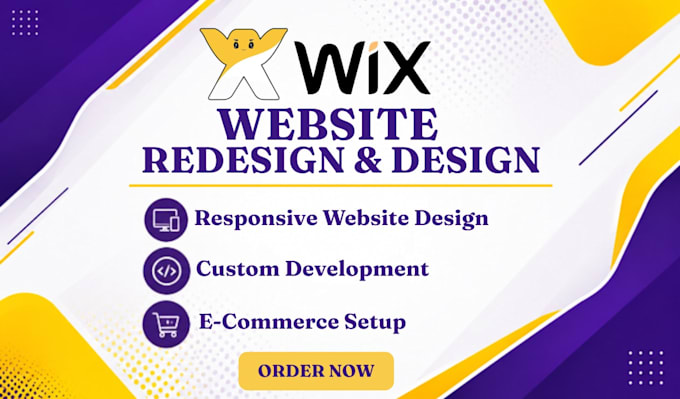 build wix website, design wix website, redesign wix website development