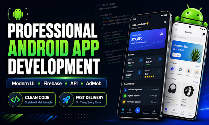 develop a professional android app