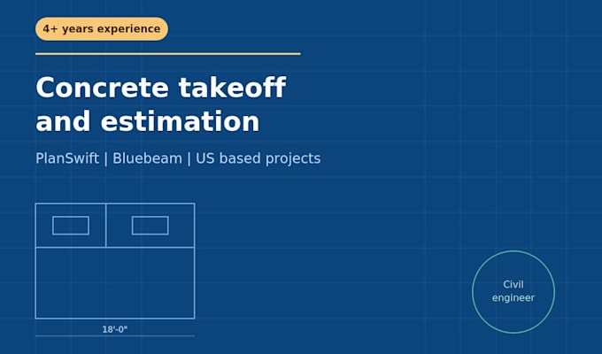 do concrete takeoff and estimation for US based projects